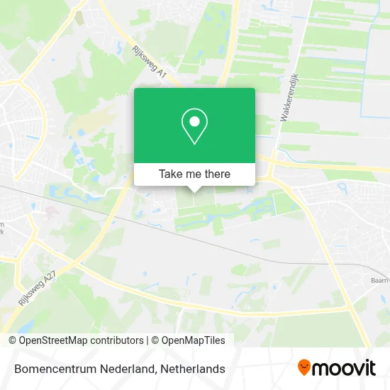 Bomencentrum Nederland map