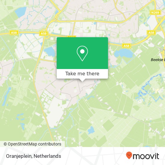 Oranjeplein map