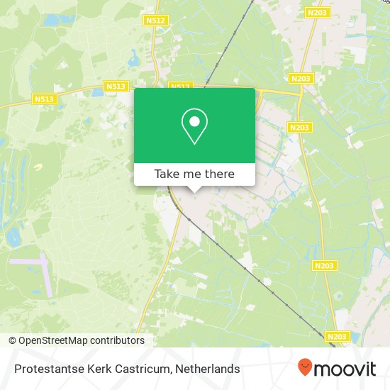 Protestantse Kerk Castricum map