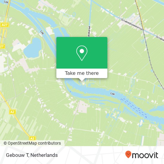 Gebouw T map