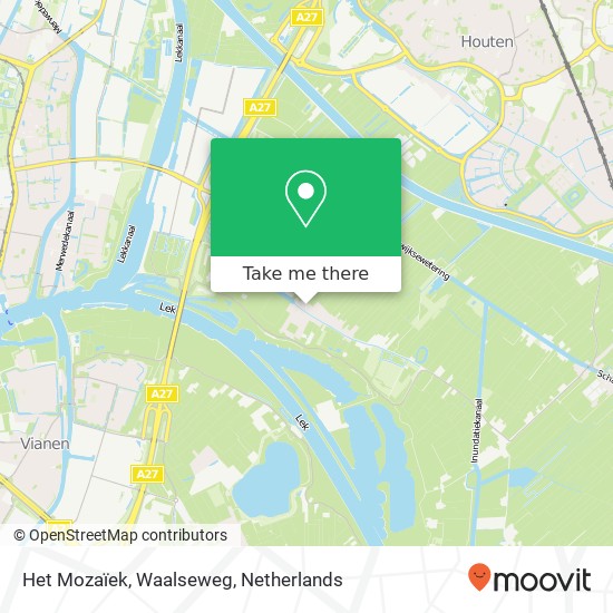 Het Mozaïek, Waalseweg map