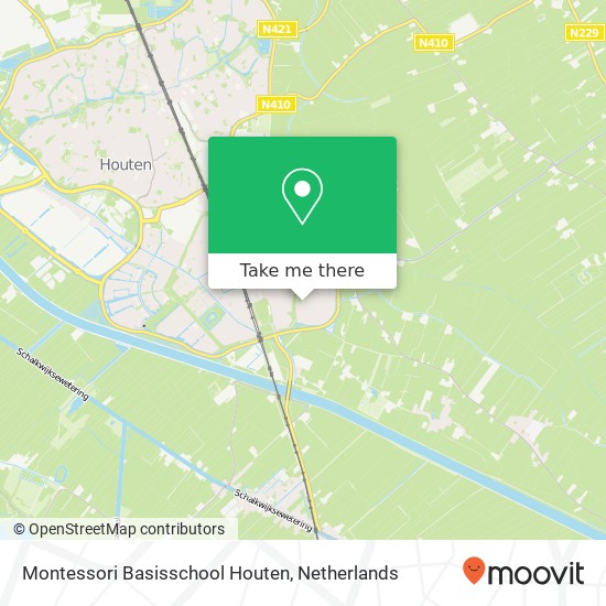 Montessori Basisschool Houten map