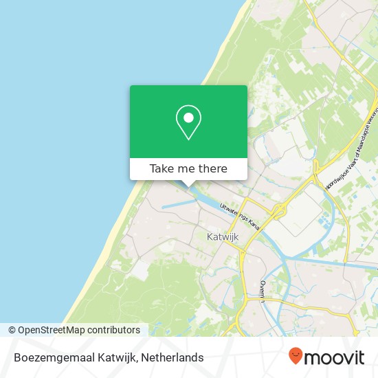 Boezemgemaal Katwijk Karte