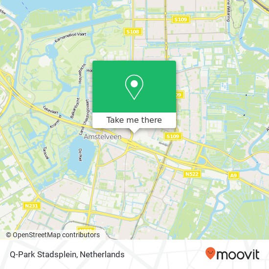 Q-Park Stadsplein map