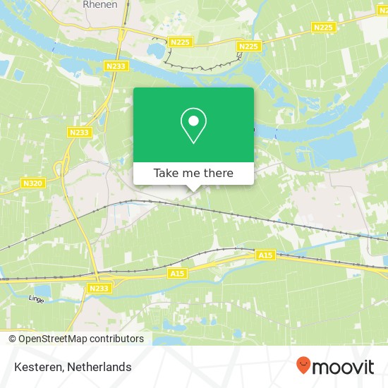 Kesteren map