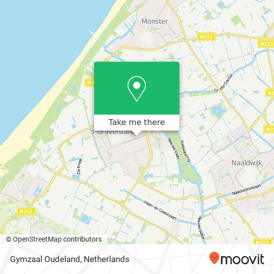 Gymzaal Oudeland map