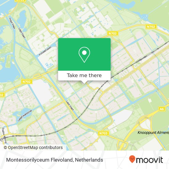 Montessorilyceum Flevoland Karte
