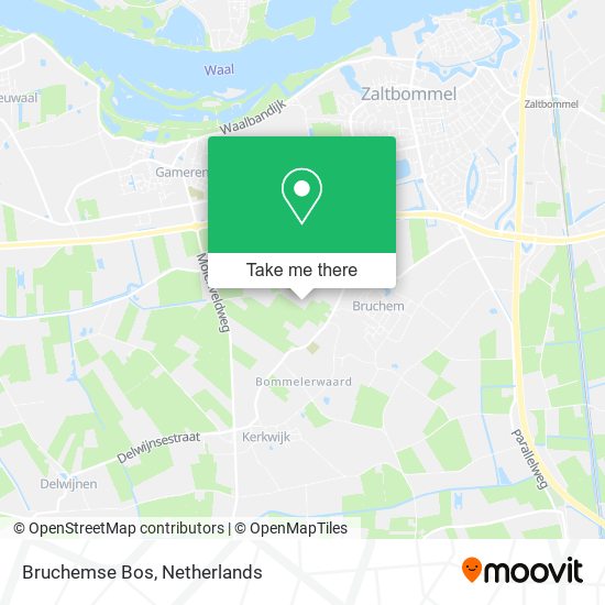 Bruchemse Bos map