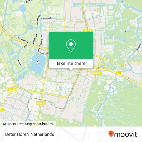 Beter Horen map