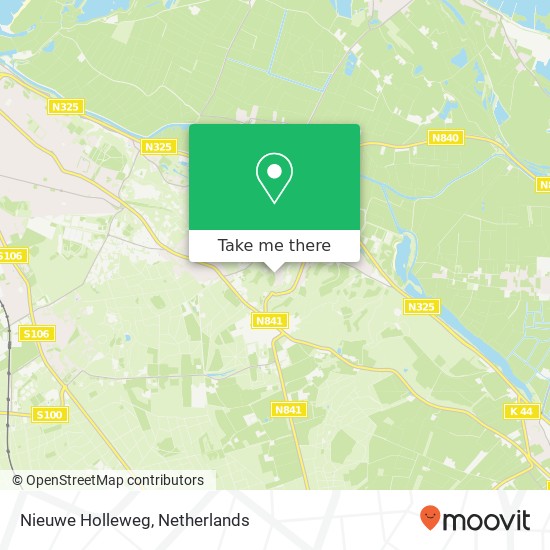 Nieuwe Holleweg map