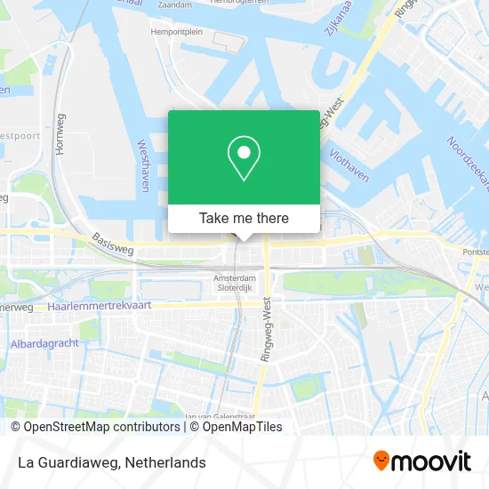 La Guardiaweg map