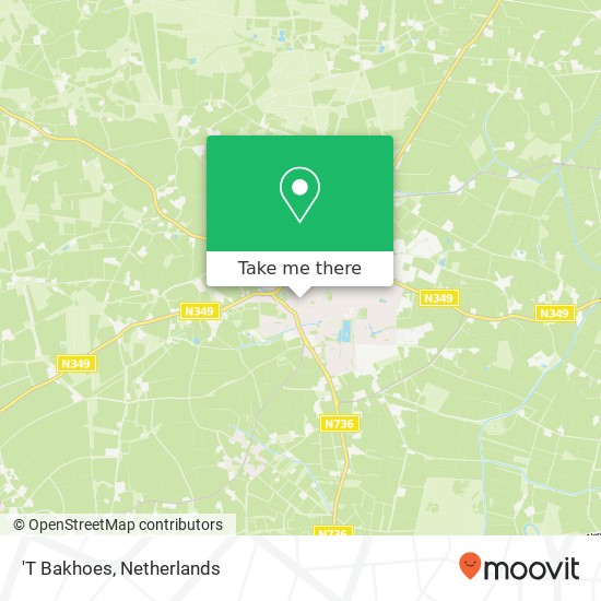 'T Bakhoes map