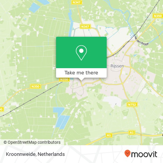 Kroonnweide map