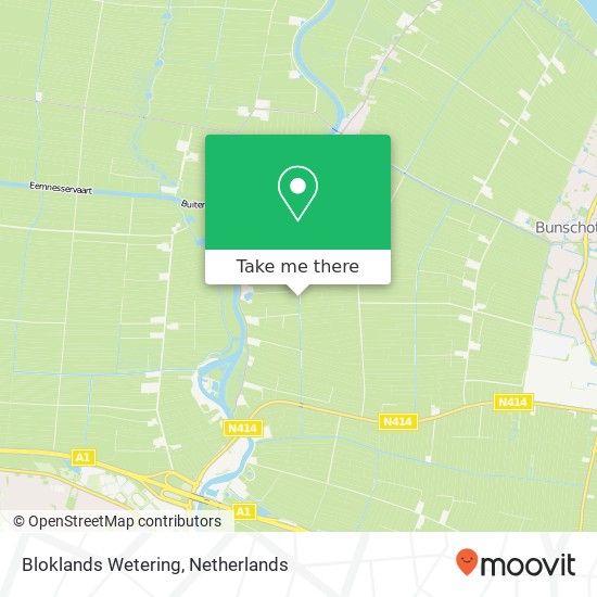 Bloklands Wetering map