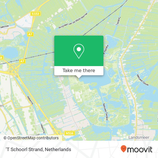 'T Schoorl Strand map