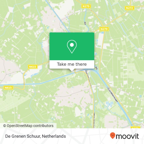 De Grenen Schuur map