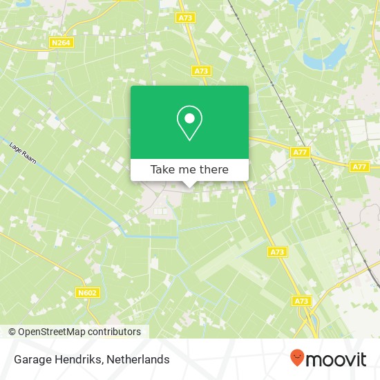 Garage Hendriks map