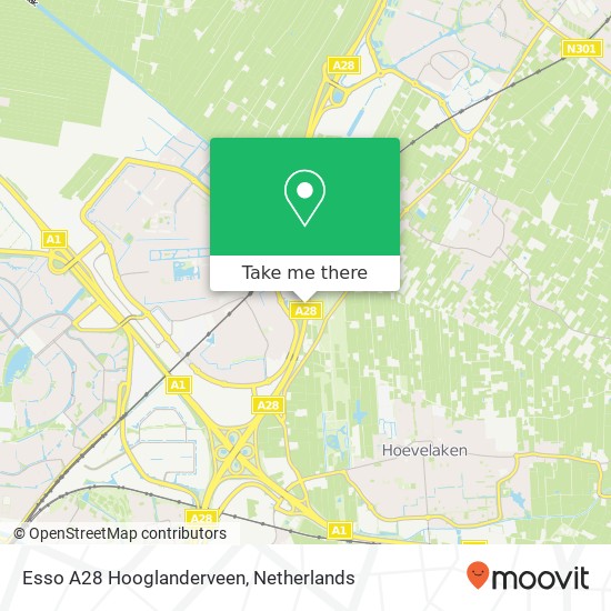 Esso A28 Hooglanderveen map