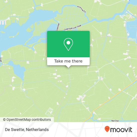 De Swette map