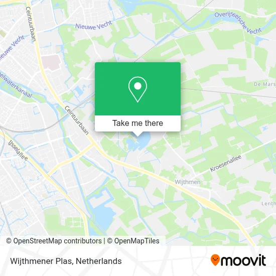 Wijthmener Plas map