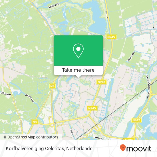 Korfbalvereniging Celeritas map