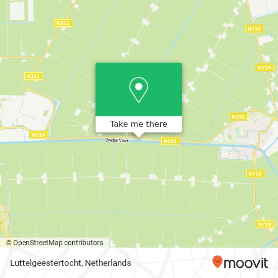 Luttelgeestertocht Karte