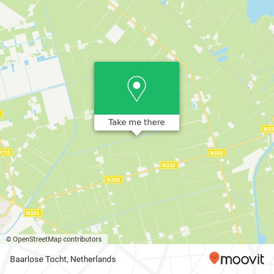 Baarlose Tocht map