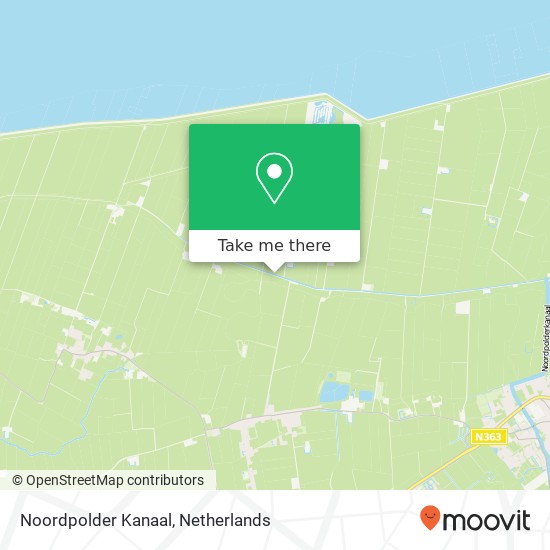 Noordpolder Kanaal Karte