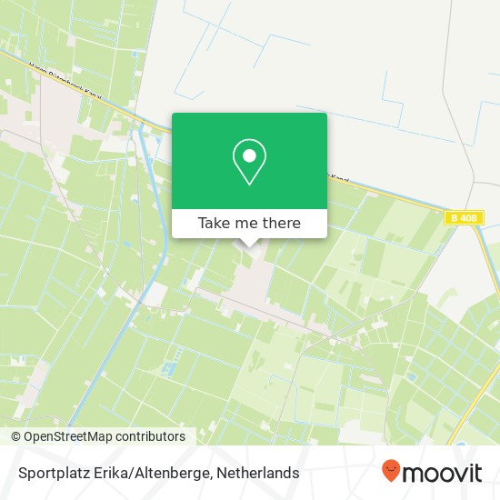 Sportplatz Erika/Altenberge Karte