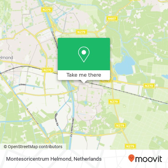 Montesoricentrum Helmond map