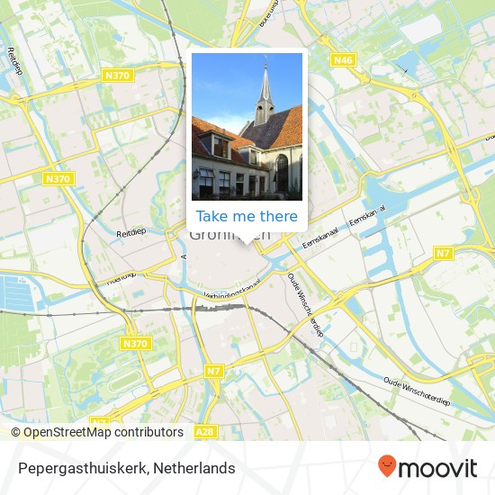 Pepergasthuiskerk Karte