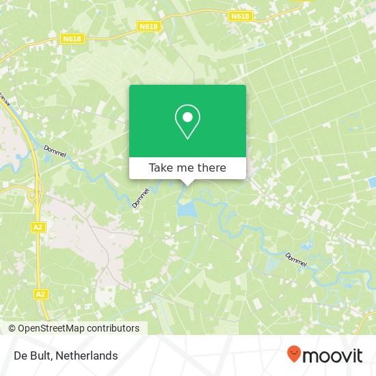 De Bult map