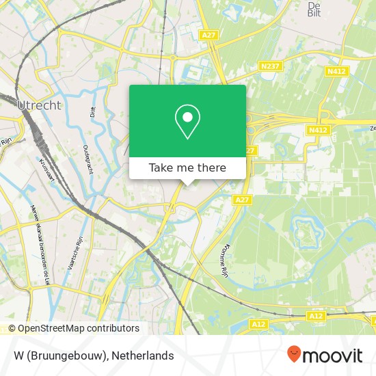 W (Bruungebouw) map