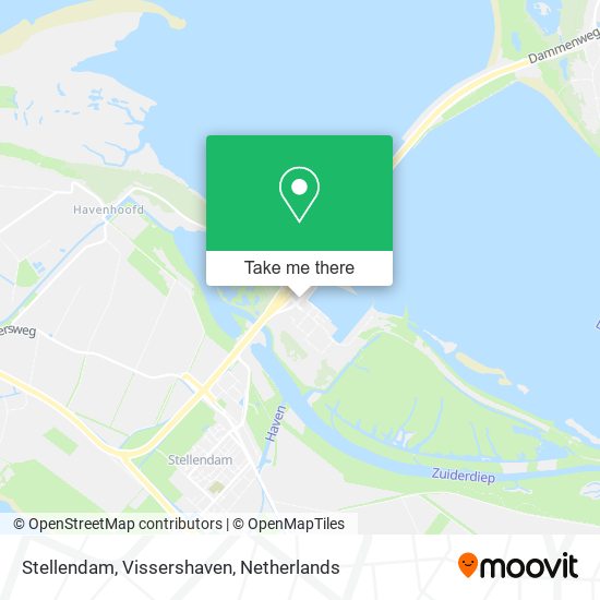 Stellendam, Vissershaven map
