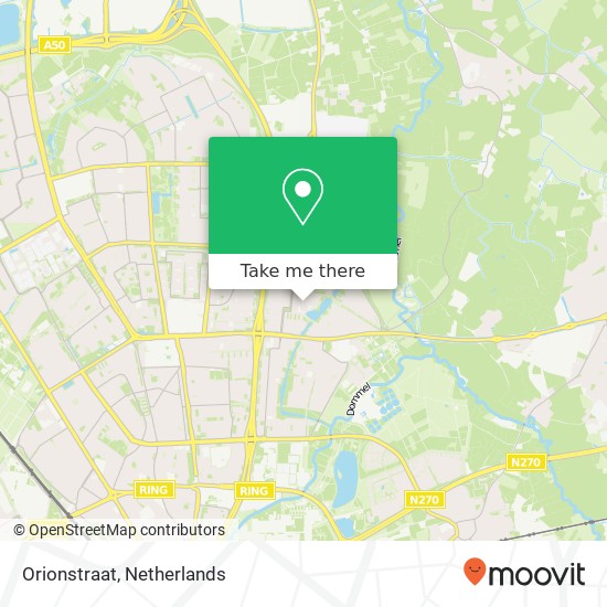 Orionstraat map