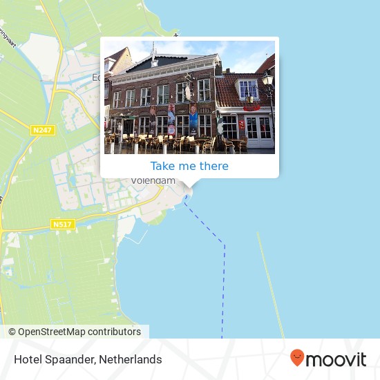 Hotel Spaander map