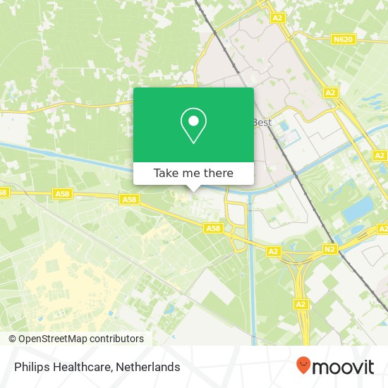 Philips Healthcare map