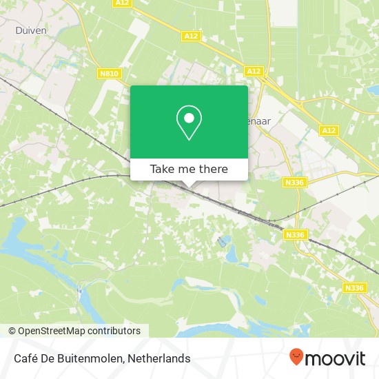 Café De Buitenmolen map