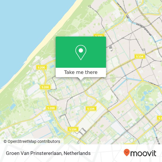 Groen Van Prinstererlaan map