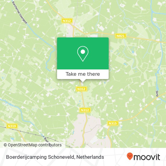 Boerderijcamping Schoneveld Karte