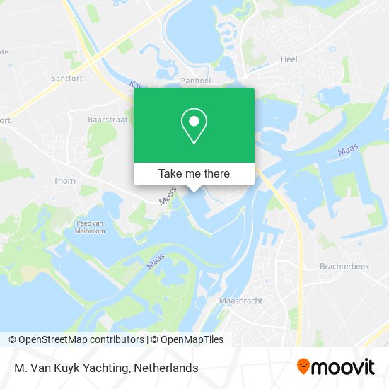 M. Van Kuyk Yachting map