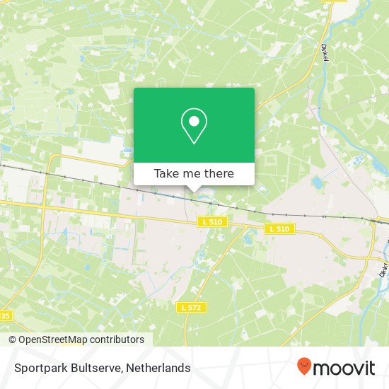 Sportpark Bultserve map