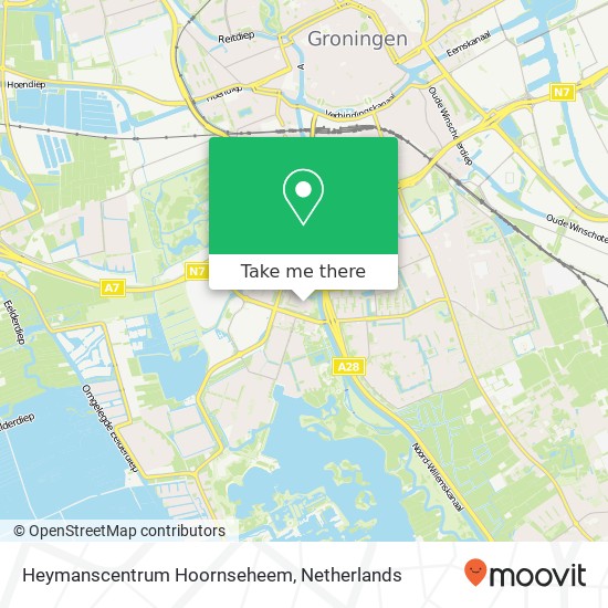 Heymanscentrum Hoornseheem Karte