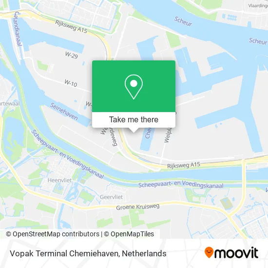 Vopak Terminal Chemiehaven map