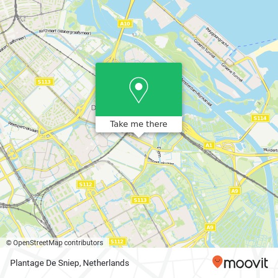 Plantage De Sniep map