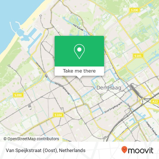 Van Speijkstraat (Oost) map
