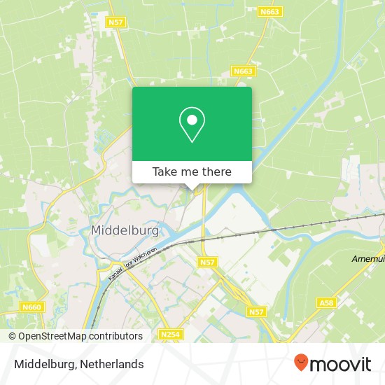 Middelburg map