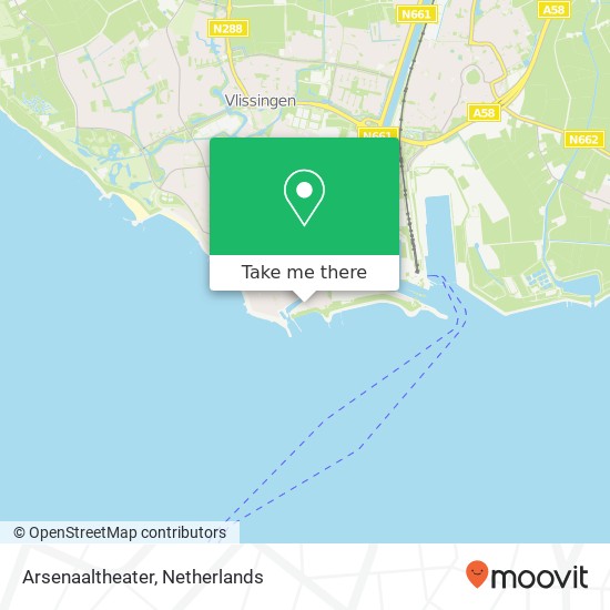 Arsenaaltheater map
