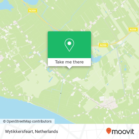 Wytikkersfeart map