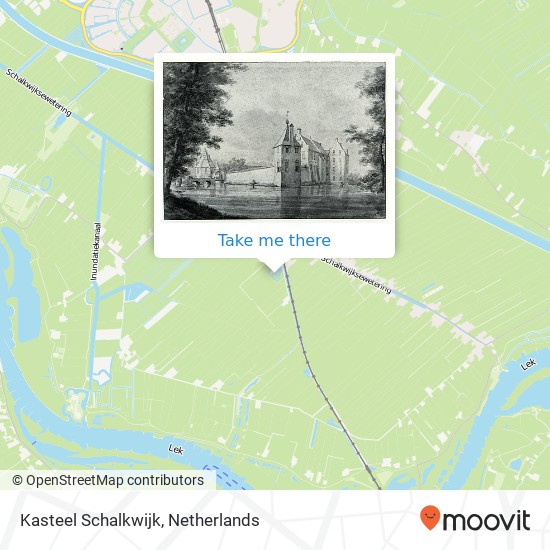 Kasteel Schalkwijk map